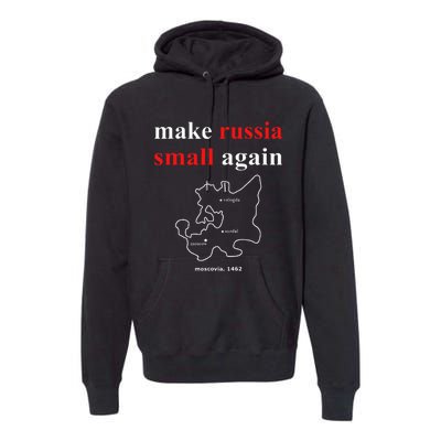 Make Russia Small Again With Map Moscovia 1462 Premium Hoodie