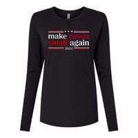 Make Russia Small Again Funny Make Russia Small Again Womens Cotton Relaxed Long Sleeve T-Shirt