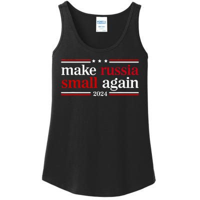 Make Russia Small Again Funny Make Russia Small Again Ladies Essential Tank