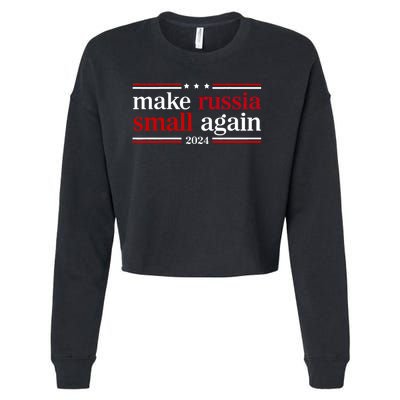 Make Russia Small Again Funny Make Russia Small Again Cropped Pullover Crew