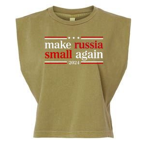 Make Russia Small Again Funny Make Russia Small Again Garment-Dyed Women's Muscle Tee