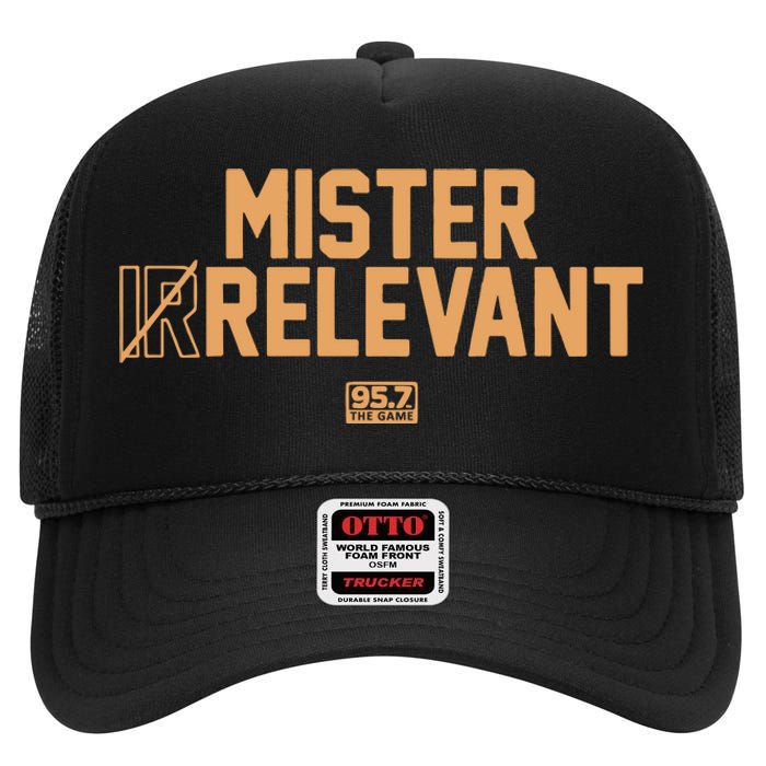 Mr Relevant San Francisco High Crown Mesh Back Trucker Hat