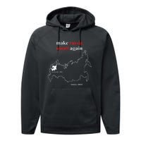 Make Russia Small Again With Map Moscovia 1462 Performance Fleece Hoodie