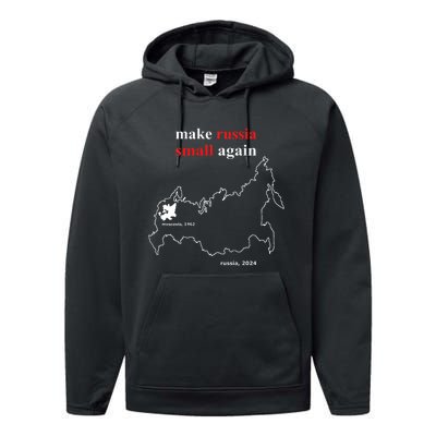 Make Russia Small Again With Map Moscovia 1462 Performance Fleece Hoodie