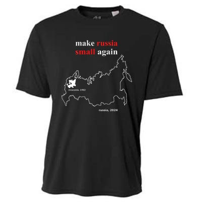 Make Russia Small Again With Map Moscovia 1462 Cooling Performance Crew T-Shirt