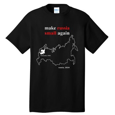 Make Russia Small Again With Map Moscovia 1462 Tall T-Shirt