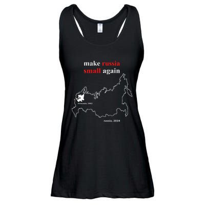 Make Russia Small Again With Map Moscovia 1462 Ladies Essential Flowy Tank