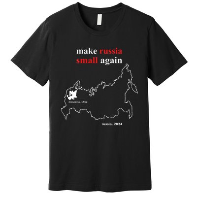 Make Russia Small Again With Map Moscovia 1462 Premium T-Shirt