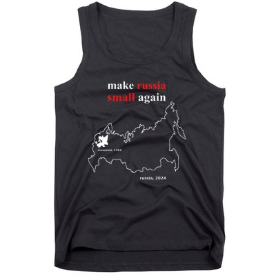 Make Russia Small Again With Map Moscovia 1462 Tank Top