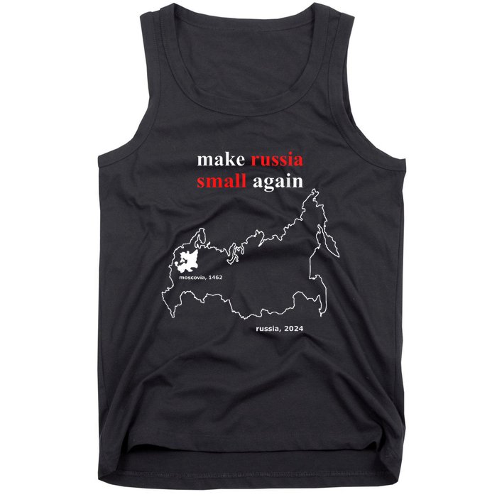 Make Russia Small Again With Map Moscovia 1462 Tank Top