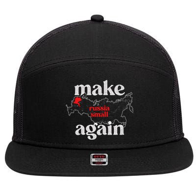 Make Russia Small Again Make Russia Small Again 7 Panel Mesh Trucker Snapback Hat