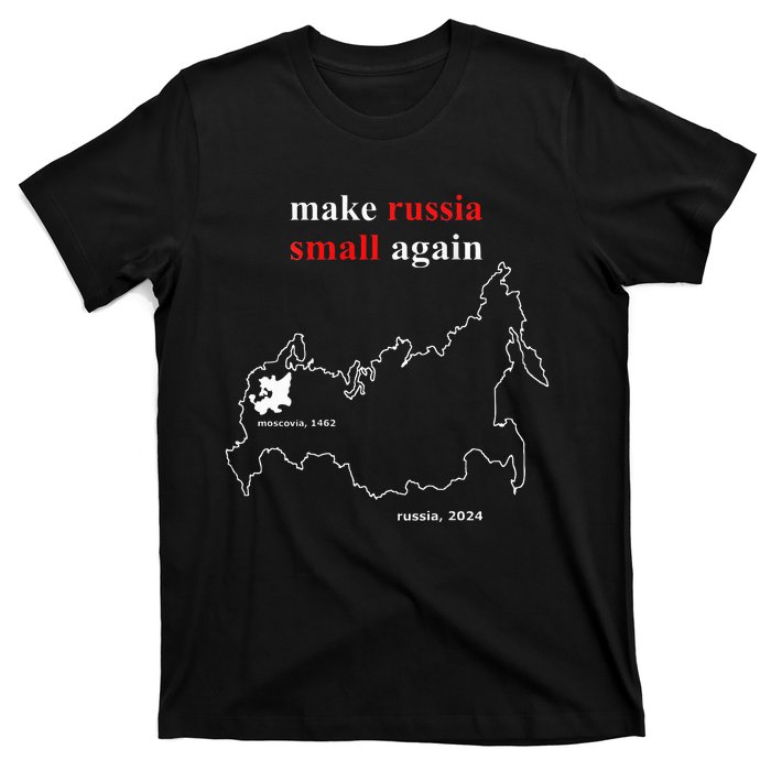 Make Russia Small Again With Map Moscovia 1462 T-Shirt