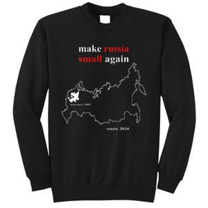 Make Russia Small Again With Map Moscovia 1462 Tall Sweatshirt