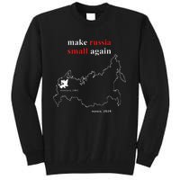 Make Russia Small Again With Map Moscovia 1462 Tall Sweatshirt