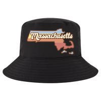 Massachusetts Retro Sunset Logo Cool Comfort Performance Bucket Hat