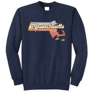 Massachusetts Retro Sunset Logo Sweatshirt