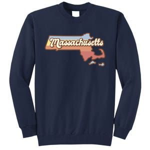 Massachusetts Retro Sunset Logo Tall Sweatshirt