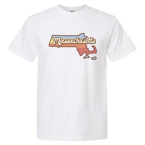 Massachusetts Retro Sunset Logo Garment-Dyed Heavyweight T-Shirt