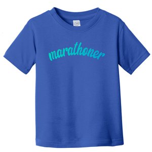 Marathoner Running Super Power Running S S Great Gift Toddler T-Shirt