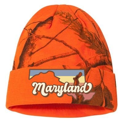 Maryland Retro Sunset Logo Kati Licensed 12" Camo Beanie