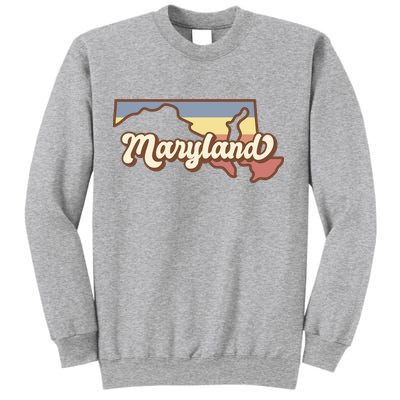 Maryland Retro Sunset Logo Sweatshirt