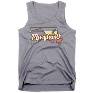 Maryland Retro Sunset Logo Tank Top