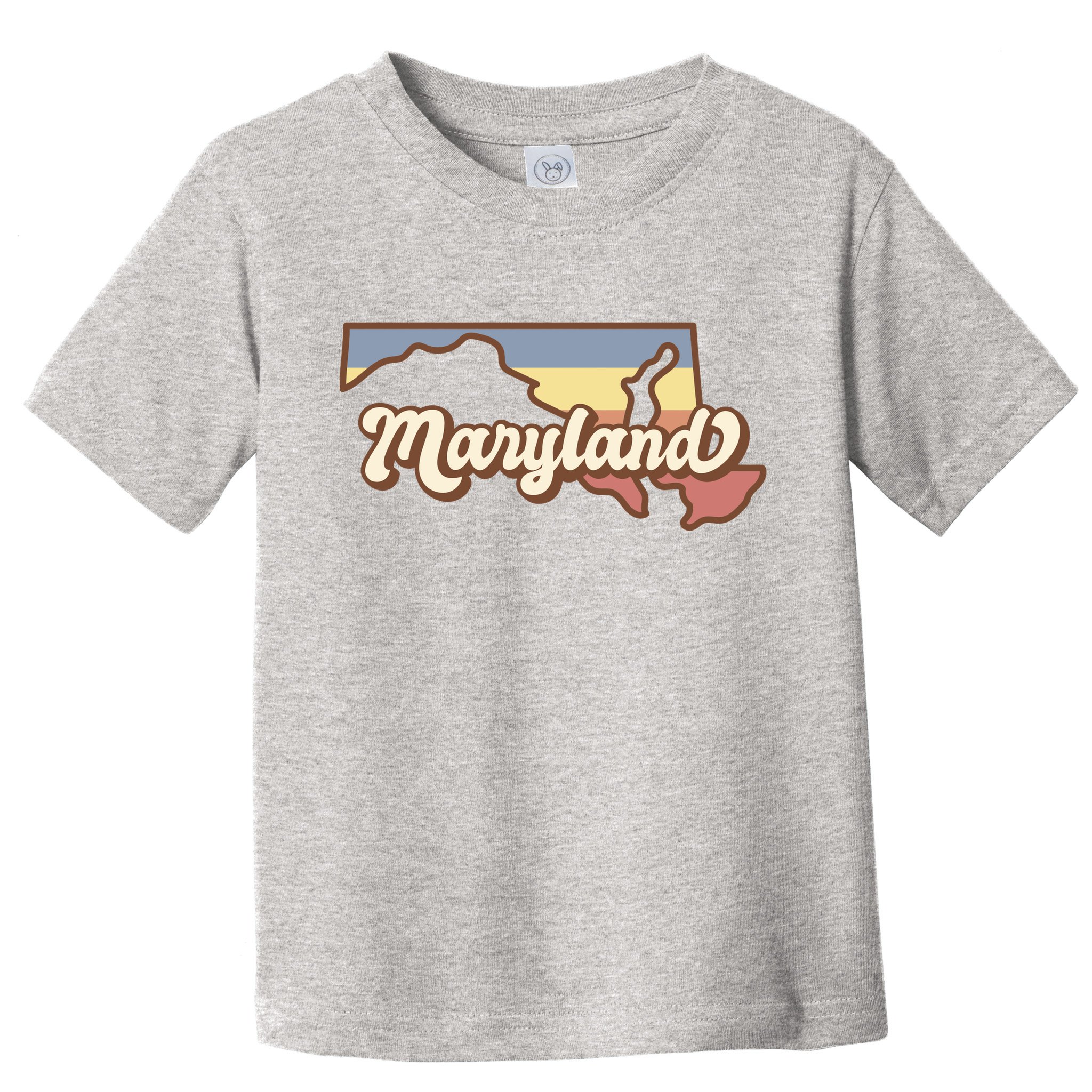 Maryland Retro Sunset Logo Toddler T-Shirt