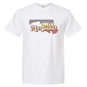 Maryland Retro Sunset Logo Garment-Dyed Heavyweight T-Shirt