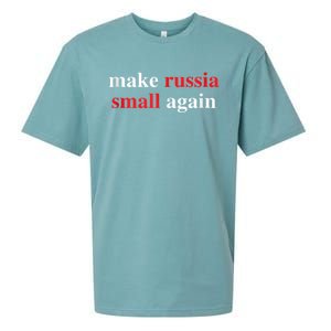 Make Russia Small Again Legend Saying Funny Sign Sueded Cloud Jersey T-Shirt