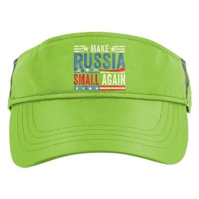 Make Russia Small Again Funny Make Russia Small Again Adult Drive Performance Visor