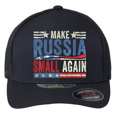 Make Russia Small Again Funny Make Russia Small Again Flexfit Unipanel Trucker Cap