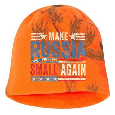 Make Russia Small Again Funny Make Russia Small Again Kati - Camo Knit Beanie