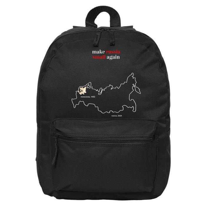 Make Russia Small Again President Volodymyr Zelensky 16 in Basic Backpack