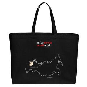 Make Russia Small Again President Volodymyr Zelensky Cotton Canvas Jumbo Tote