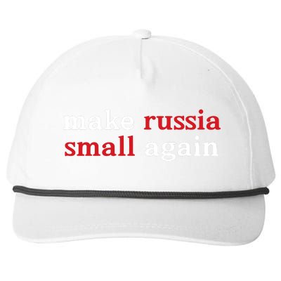 Make Russia Small Again Snapback Five-Panel Rope Hat