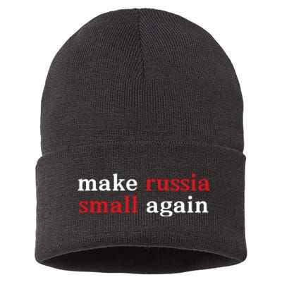 Make Russia Small Again Sustainable Knit Beanie