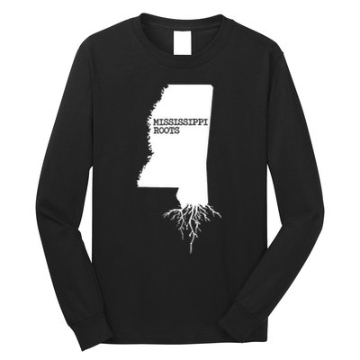 Mississippi Roots State Map Mississippi Long Sleeve Shirt