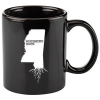 Mississippi Roots State Map Mississippi 11oz C Handle Ceramic Mug