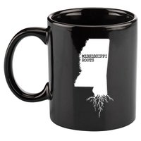 Mississippi Roots State Map Mississippi 11oz C Handle Ceramic Mug
