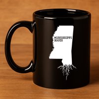 Mississippi Roots State Map Mississippi 11oz C Handle Ceramic Mug
