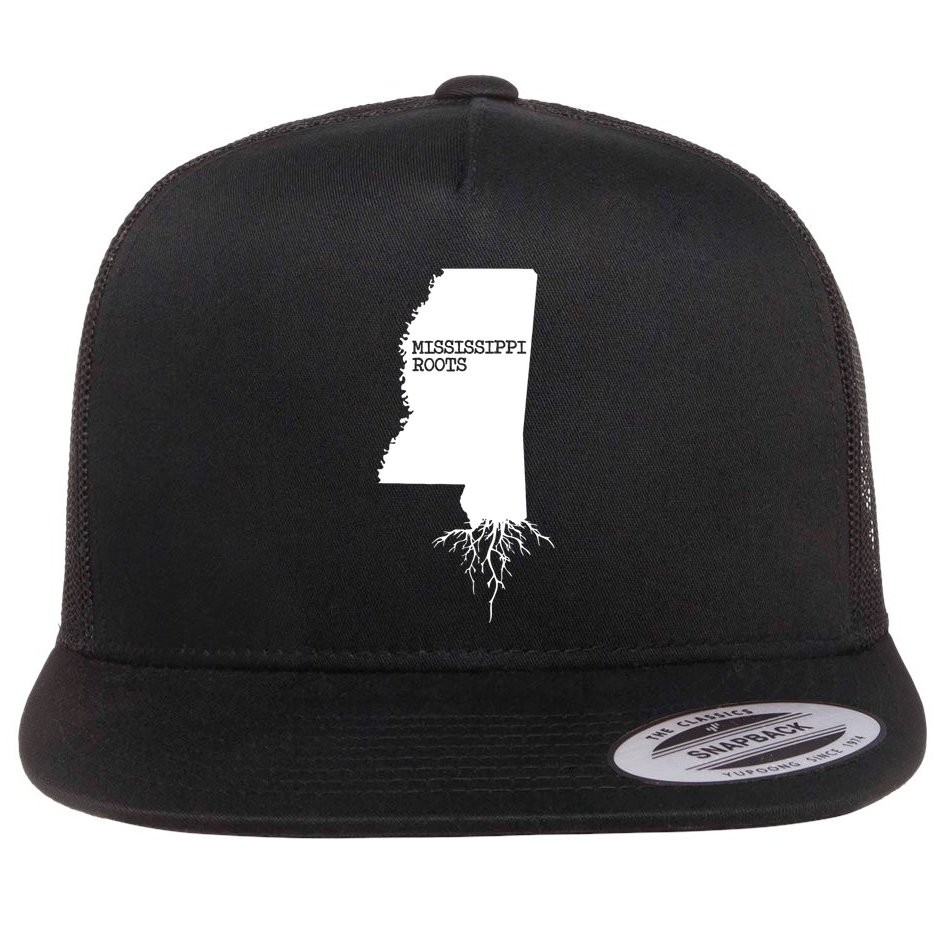 Mississippi Roots State Map Mississippi Flat Bill Trucker Hat