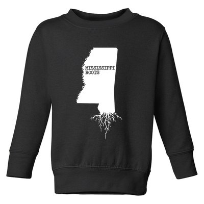 Mississippi Roots State Map Mississippi Toddler Sweatshirt