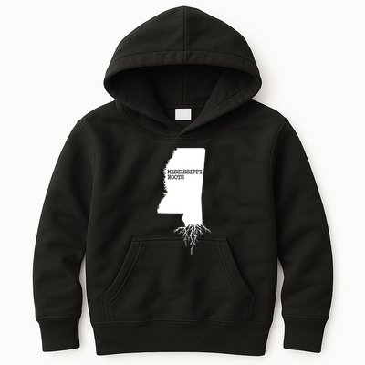 Mississippi Roots State Map Mississippi Kids Hoodie