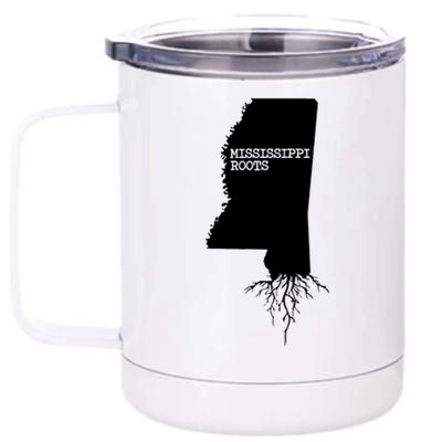 Mississippi Roots State Map Mississippi 12 oz Stainless Steel Tumbler Cup