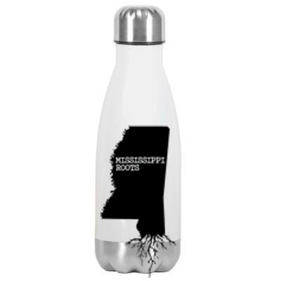 Mississippi Roots State Map Mississippi Stainless Steel Insulated Water Bottle