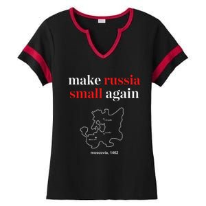 Make Russia Small Again Ladies Halftime Notch Neck Tee