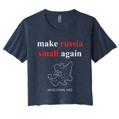 Make Russia Small Again Women's Crop Top Tee