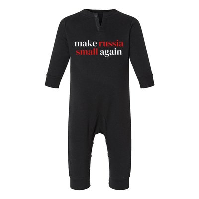 Make Russia Small Again Infant Fleece One Piece