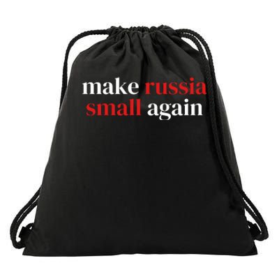 Make Russia Small Again Drawstring Bag