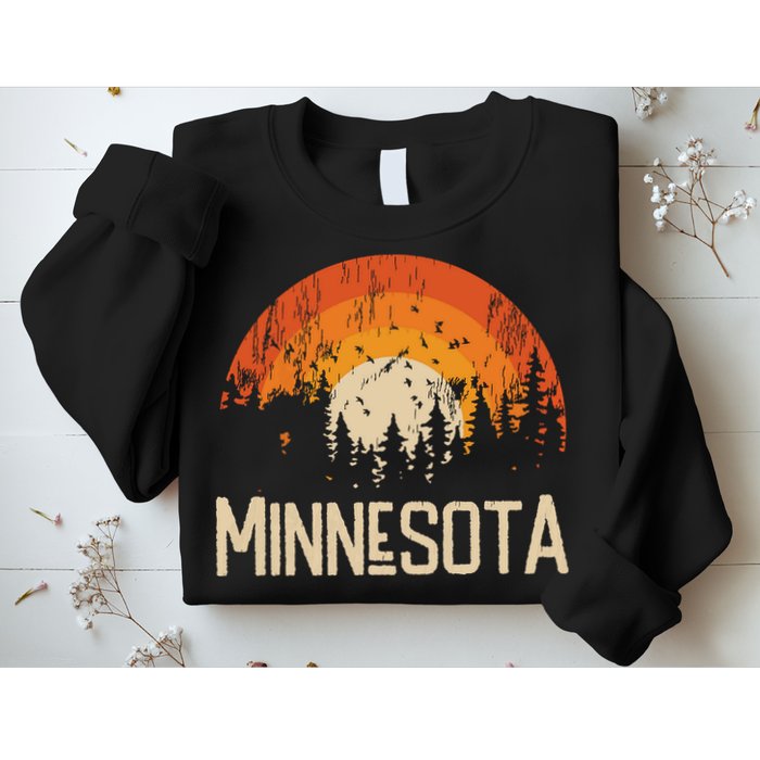 Minnesota Retro Style Vintage 70s 80s Sweatshirt